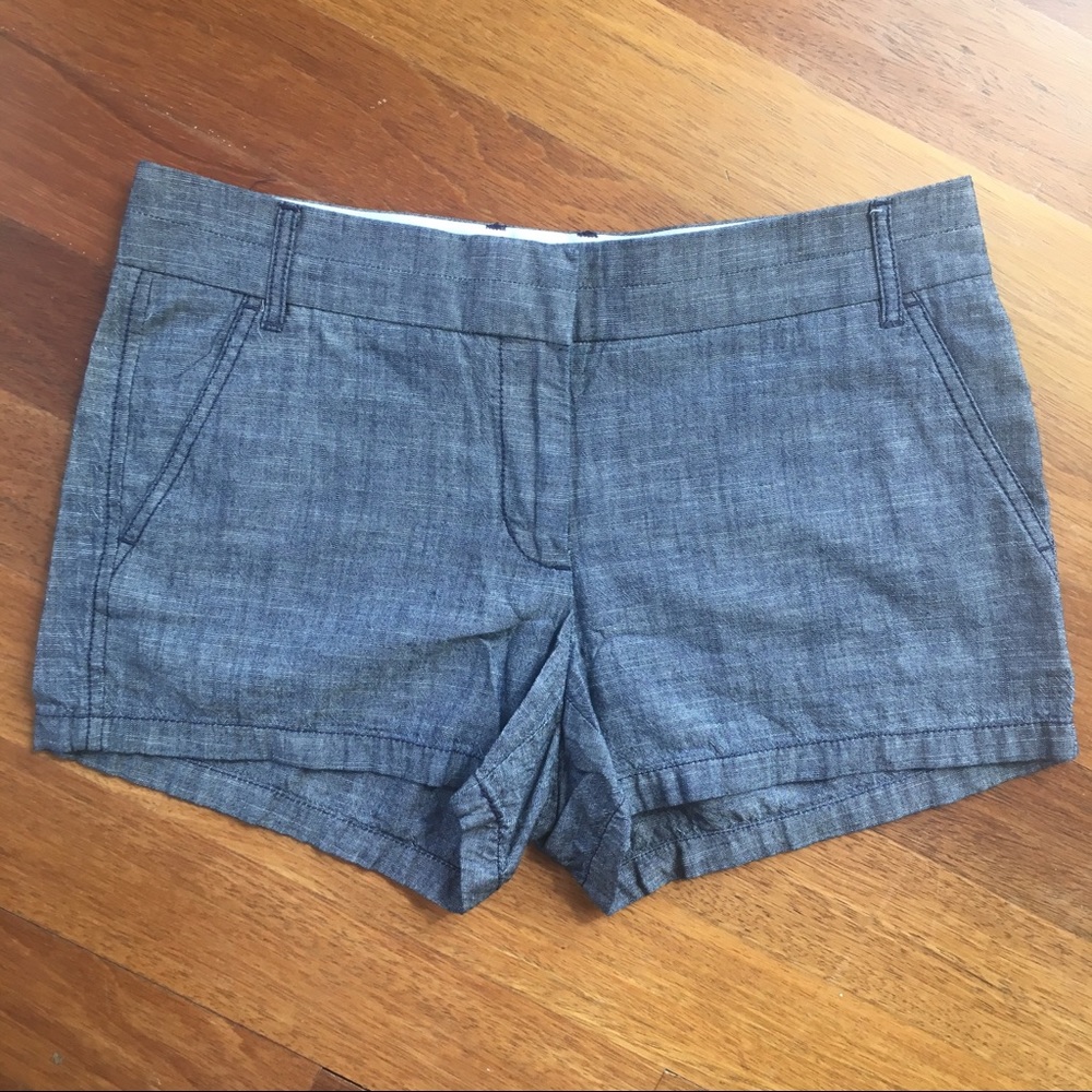 J Crew Chino Shorts Gray Heather size 4